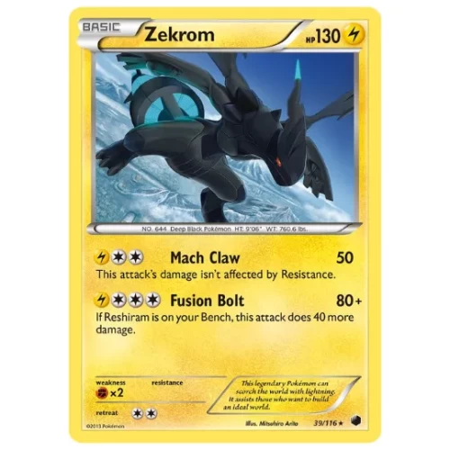 Zekrom - 39/116 (Cosmos Holo)